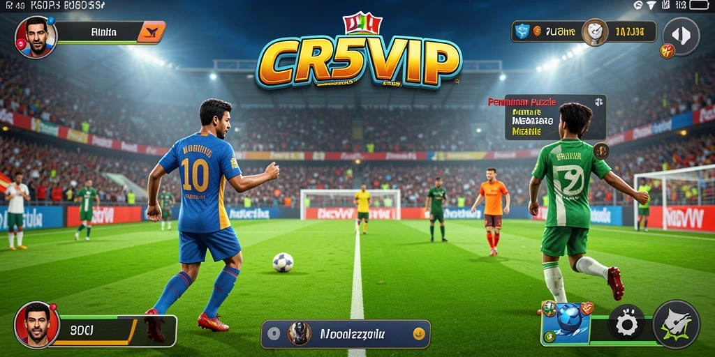 Tampilan gameplay CR7VIP yang menantang dan memikat.