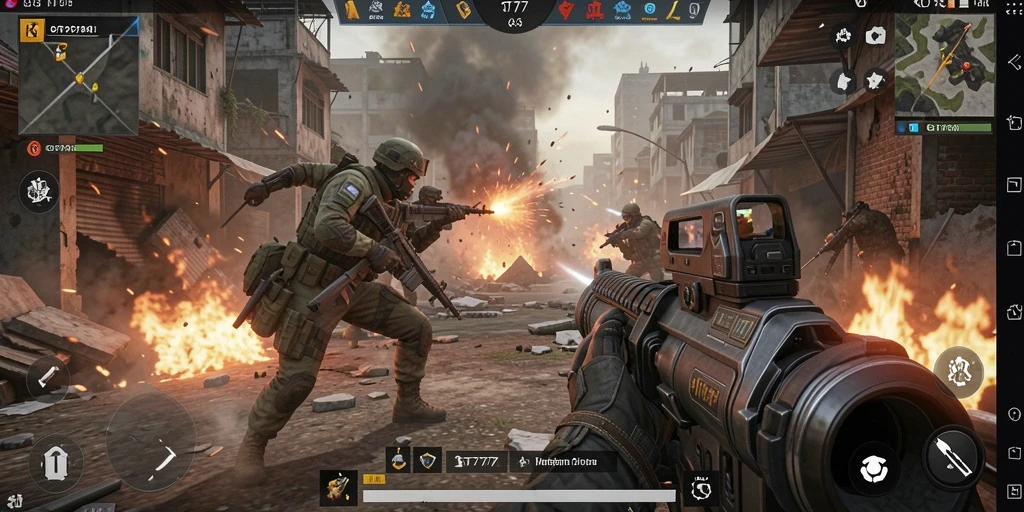 Gameplay mendebarkan di GT777 dengan aksi tembak-menembak yang intens.