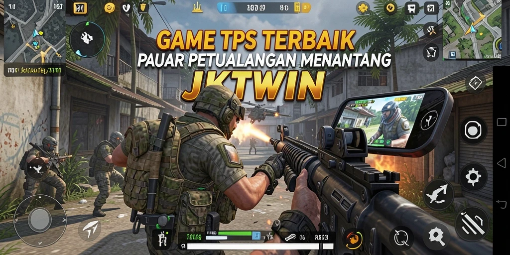Gameplay seru dan menegangkan dalam JKTWIN.