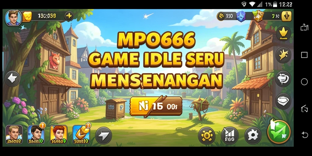Screenshot MPO666 menampilkan gameplay Idle yang menarik dan warna-warni.