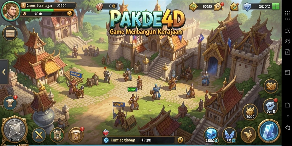 Tampilan gameplay PAKDE4D dengan elemen strategi yang menarik.