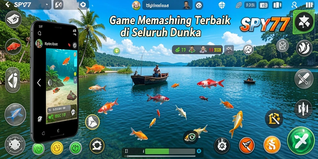 Tangkapan ikan besar dalam gameplay SPY77 yang menakjubkan.