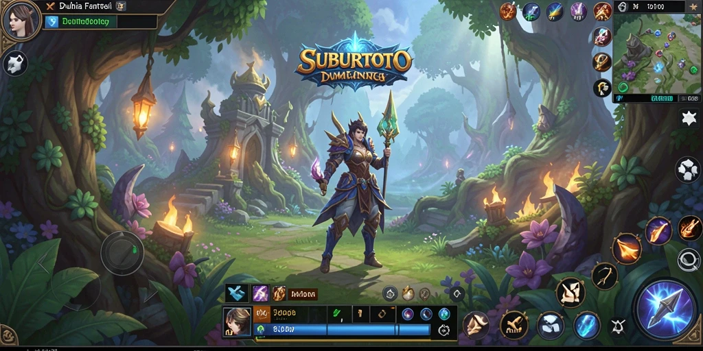 Tampilan gameplay mendalam dari SUBURTOTO yang menampilkan aksi pertarungan seru.