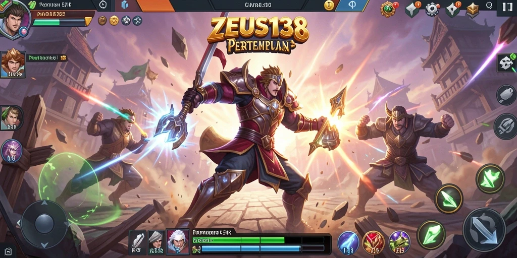 Tampilan gameplay seru dalam ZEUS138 dengan aksi Battle Royale yang mendebarkan.