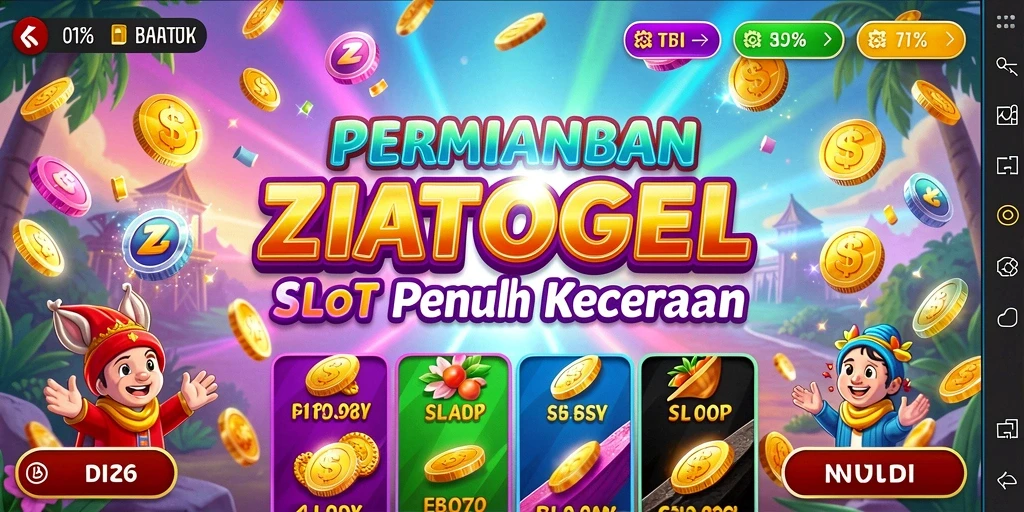 Gameplay Slot menegangkan di aplikasi ZIATOGEL.